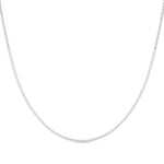 Exquisite 16-Inch 4-Prong 14kt White Gold Diamond Necklace (3 5/8 CTW)