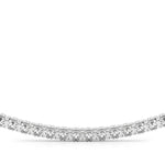 Exquisite 16-Inch 4-Prong 14kt White Gold Diamond Necklace (3 5/8 CTW)