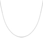 Exquisite 16-Inch 4-Prong 14kt White Gold Diamond Necklace (3 5/8 CTW)