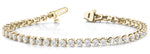 Elegant Line Prong Set Bracelet