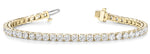 14kt White Gold 3 1/5 CTW Diamond Line Bracelet with 71 Round I1, H-I Quality Stones