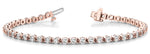 Elegant 14kt White Gold Bracelet with 4 1/8 CTW I1 H-I Diamonds - Line Bar Set