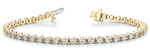 Elegant 14kt White Gold Bracelet with 4 1/8 CTW I1 H-I Diamonds - Line Bar Set