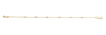 1 Row Diamond Chain Necklace in 14kt White Gold - 1/4 ct TW