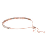 Exquisite 14kt White Gold 3 5/8 ct TW Tennis Bracelet - STYLE 