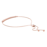 14K White Gold Diamond Adjustable Bracelet - 3/8 ct TW I1, H-I Quality