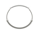 Exquisite Single Row Diamond Bracelet in 14kt White Gold