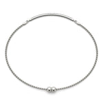 Exquisite Single Row Diamond Bracelet in 14kt White Gold