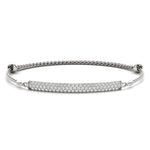 Elegant 3-Row Diamond Bracelet in 14kt White Gold - 3/4 ct TW SI2, H-I