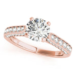 14kt White Gold 7/8 ct TW SI1-SI2, G-H Diamond Engagement Ring Setting - Style 