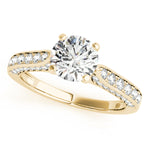 14kt White Gold 7/8 ct TW SI1-SI2, G-H Diamond Engagement Ring Setting - Style 