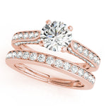 14kt White Gold 7/8 ct TW SI1-SI2, G-H Diamond Engagement Ring Setting - Style 