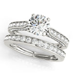 14kt White Gold 7/8 ct TW SI1-SI2, G-H Diamond Engagement Ring Setting - Style 