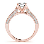 14kt White Gold 7/8 ct TW SI1-SI2, G-H Diamond Engagement Ring Setting - Style 