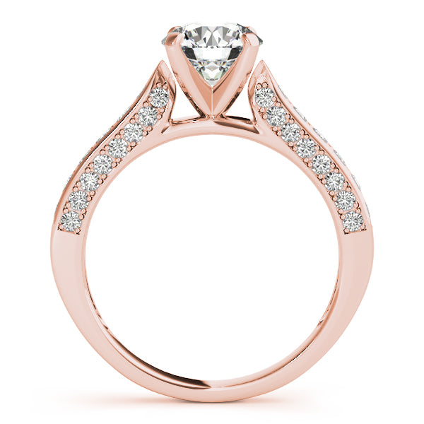 14kt White Gold 7/8 ct TW SI1-SI2, G-H Diamond Engagement Ring Setting - Style 