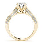 14kt White Gold 7/8 ct TW SI1-SI2, G-H Diamond Engagement Ring Setting - Style 