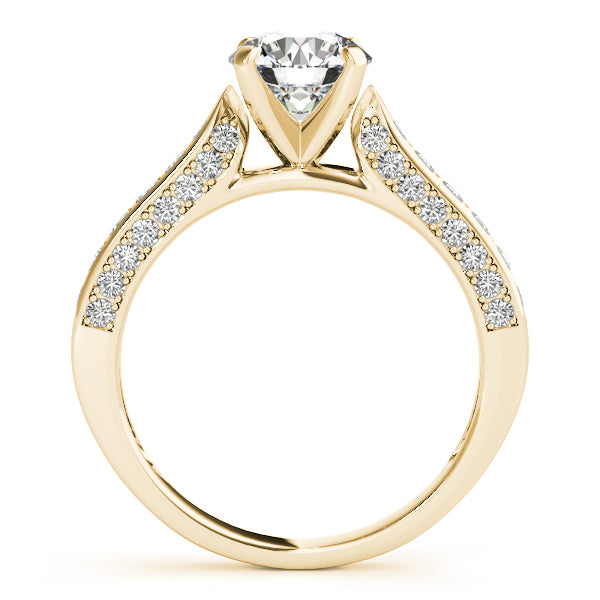 14kt White Gold 7/8 ct TW SI1-SI2, G-H Diamond Engagement Ring Setting - Style 
