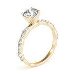 Exquisite 14kt White Gold Engagement Ring with 1/3 ct TW Diamond Setting