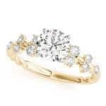 Elegant 14kt White Gold 1/3 CTW SI1-SI2 G-H Diamond Engagement Ring Setting