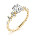 Elegant 14kt White Gold 1/3 CTW SI1-SI2 G-H Diamond Engagement Ring Setting