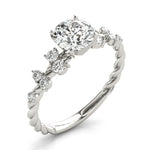 Elegant 14kt White Gold 1/3 CTW SI1-SI2 G-H Diamond Engagement Ring Setting