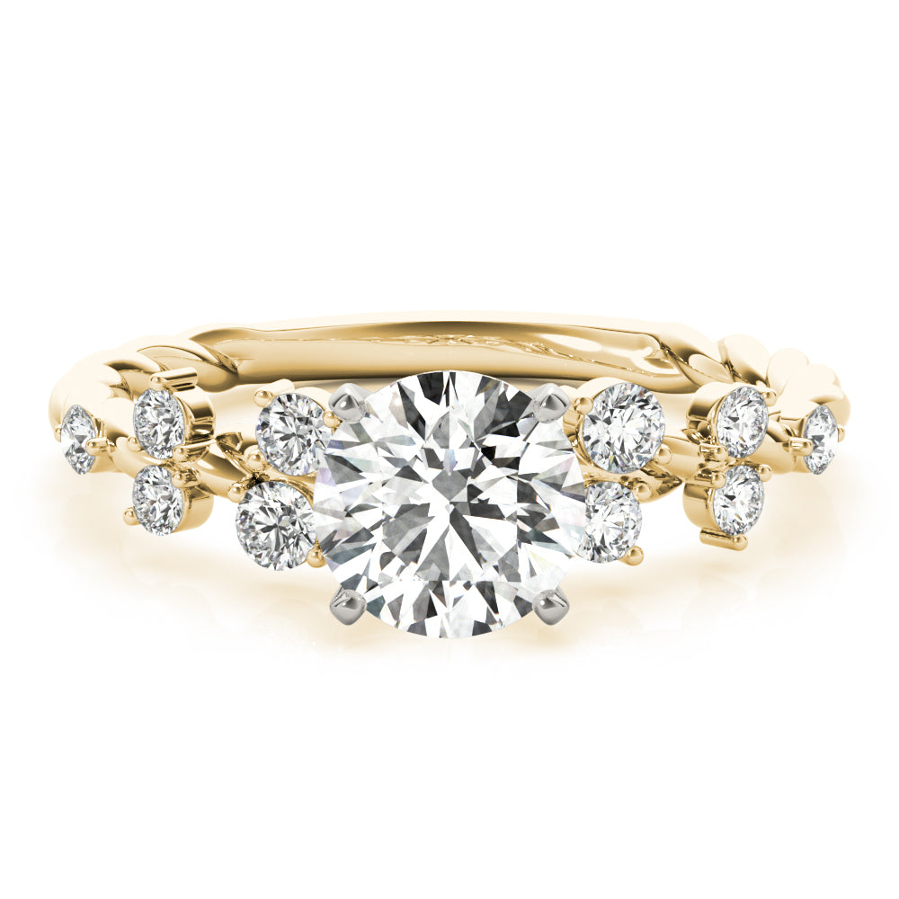 Elegant 14kt White Gold 1/3 CTW SI1-SI2 G-H Diamond Engagement Ring Setting