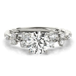 Elegant 14kt White Gold 1/3 CTW SI1-SI2 G-H Diamond Engagement Ring Setting