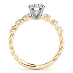 Elegant 14kt White Gold 1/3 CTW SI1-SI2 G-H Diamond Engagement Ring Setting