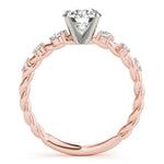 Elegant 14kt White Gold 1/3 CTW SI1-SI2 G-H Diamond Engagement Ring Setting