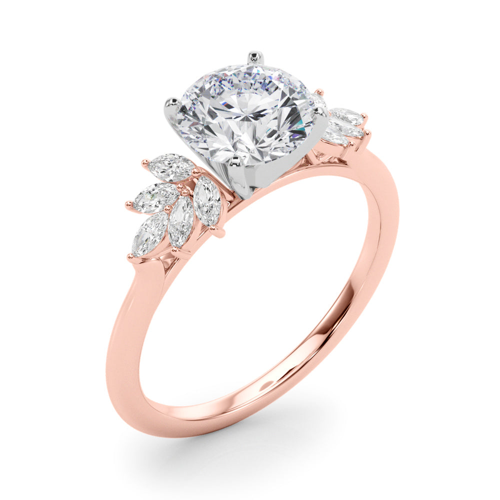 Elegant 14kt White Gold 1/3 CTW SI1-SI2 G-H Diamond Engagement Ring