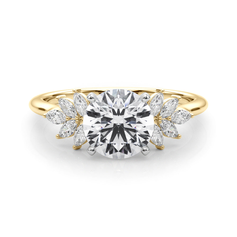 Elegant 14kt White Gold 1/3 CTW SI1-SI2 G-H Diamond Engagement Ring