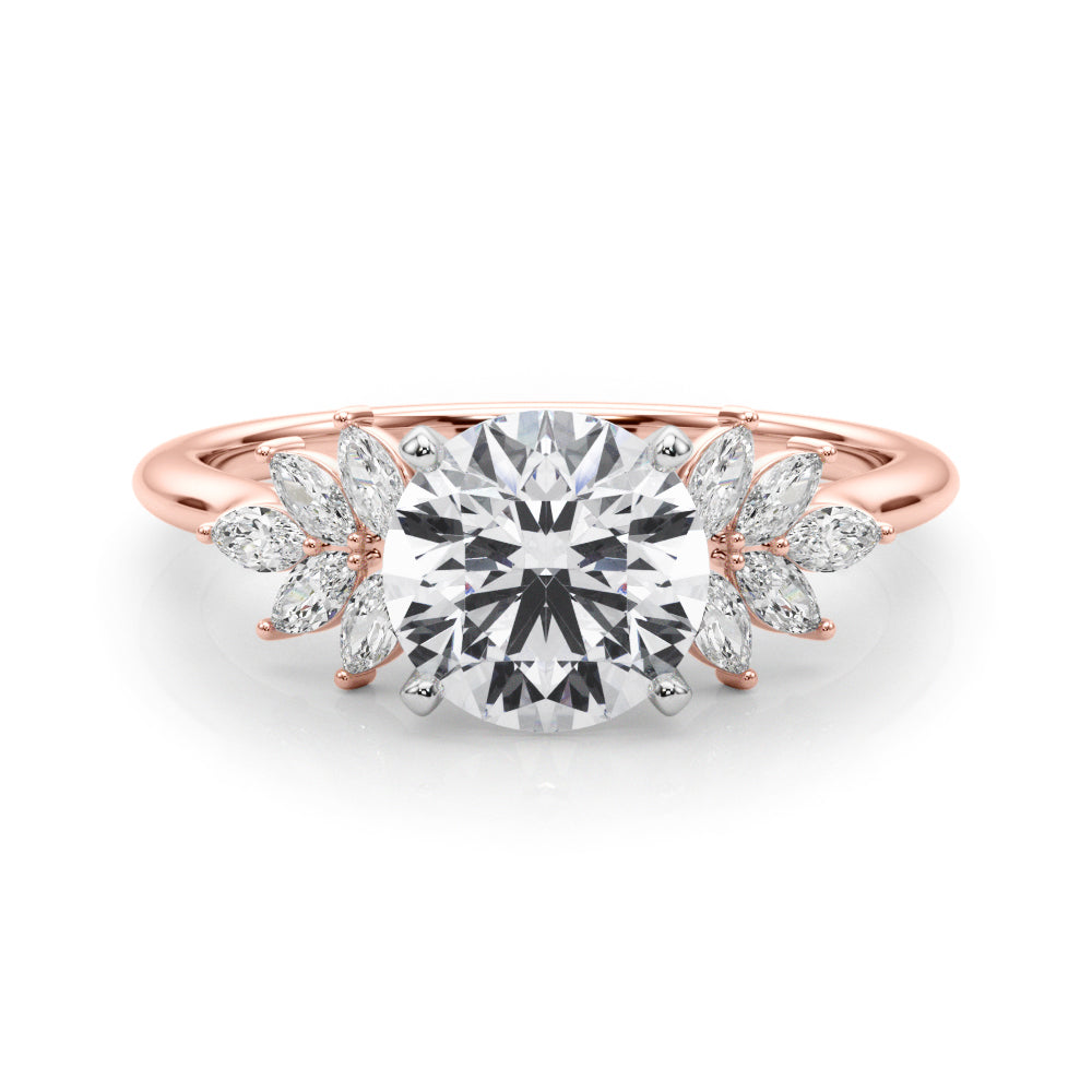 Elegant 14kt White Gold 1/3 CTW SI1-SI2 G-H Diamond Engagement Ring