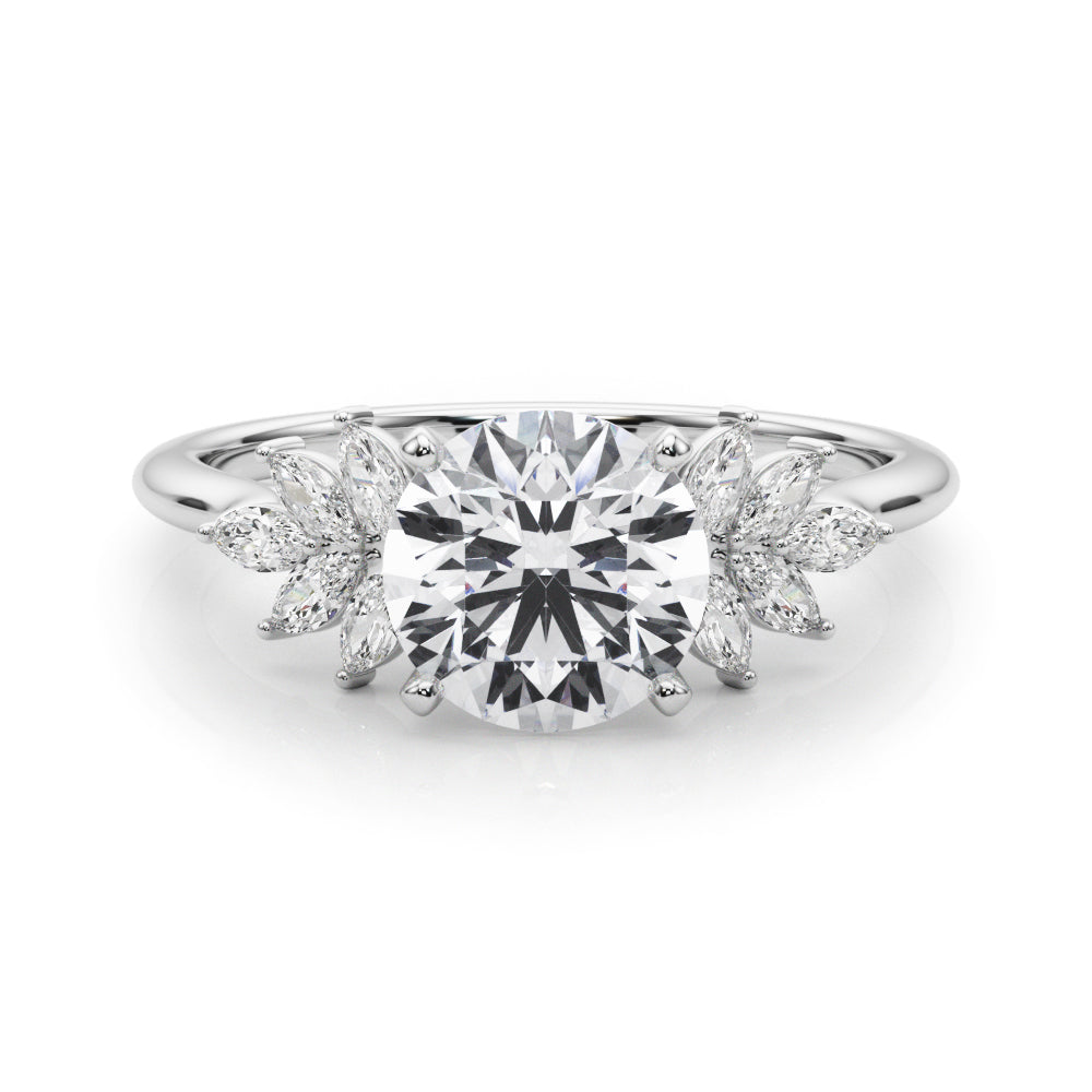 Elegant 14kt White Gold 1/3 CTW SI1-SI2 G-H Diamond Engagement Ring
