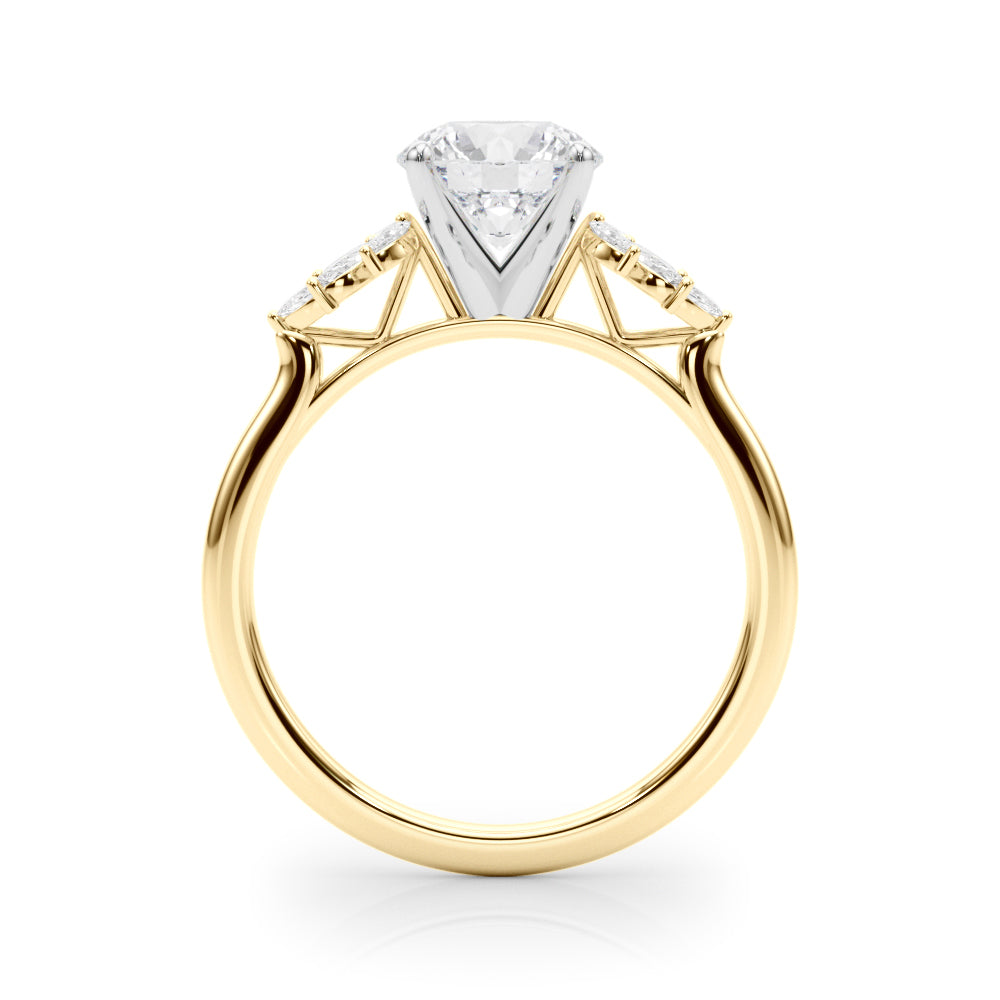 Elegant 14kt White Gold 1/3 CTW SI1-SI2 G-H Diamond Engagement Ring