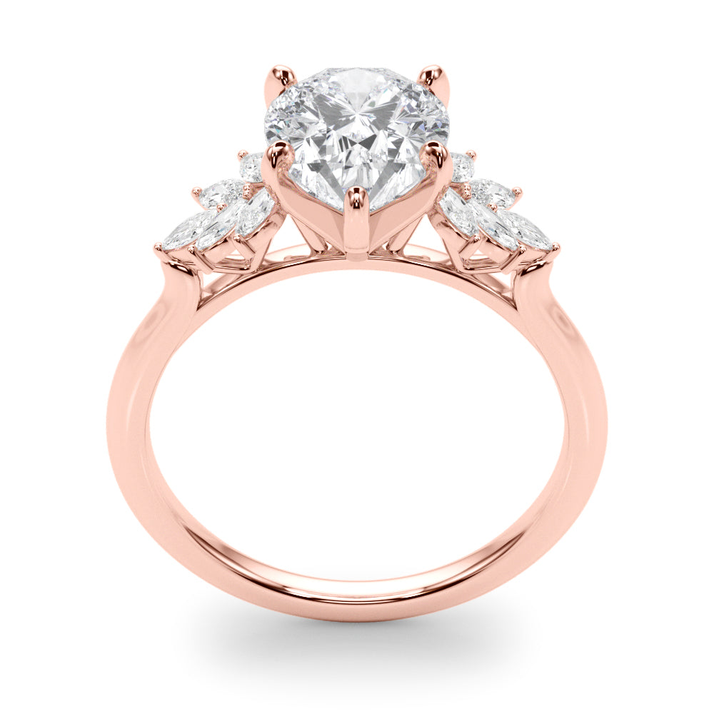 Elegant 14kt White Gold 1/3 CTW SI1-SI2 G-H Diamond Engagement Ring