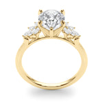 Elegant 14kt White Gold 1/3 CTW SI1-SI2 G-H Diamond Engagement Ring