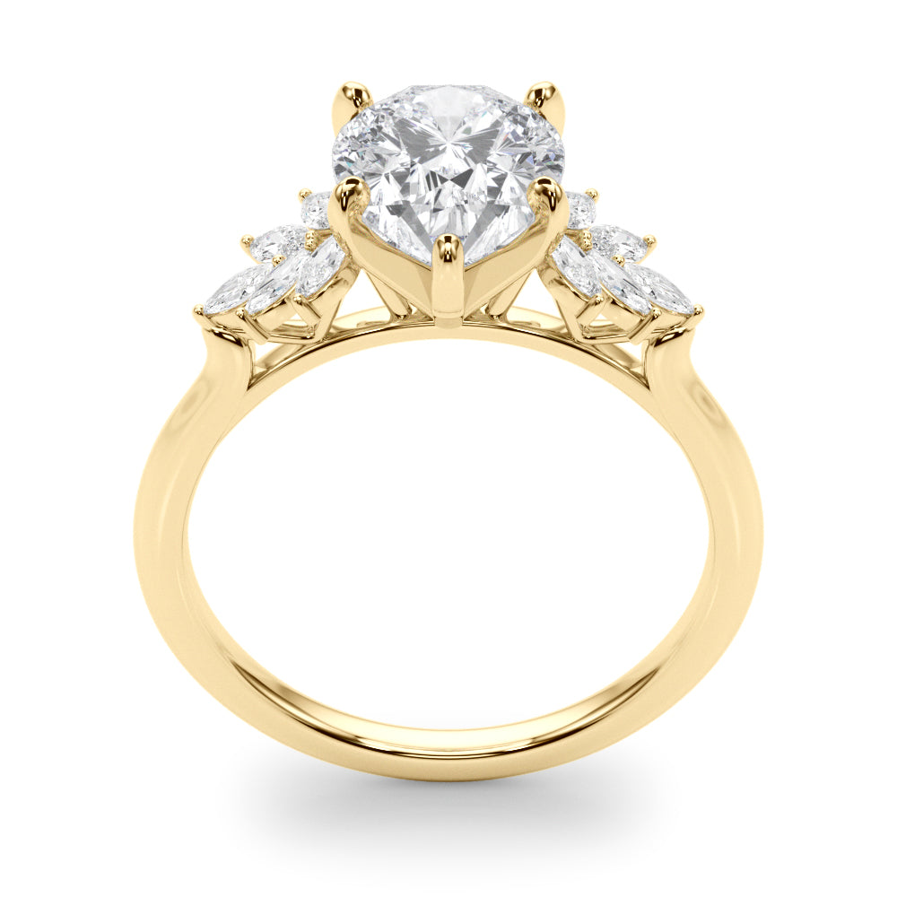 Elegant 14kt White Gold 1/3 CTW SI1-SI2 G-H Diamond Engagement Ring