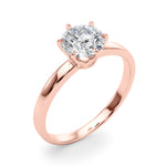 Exquisite 1 Carat Round Solitaire Diamond Mounting - 14kt White Gold