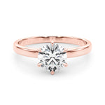Exquisite 1 Carat Round Solitaire Diamond Mounting - 14kt White Gold