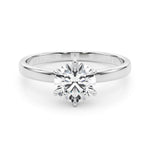 Exquisite 1 Carat Round Solitaire Diamond Mounting - 14kt White Gold