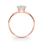 Exquisite 1 Carat Round Solitaire Diamond Mounting - 14kt White Gold