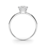Exquisite 1 Carat Round Solitaire Diamond Mounting - 14kt White Gold