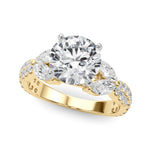MQ & RD TWISTED ENGAGEMENT RING