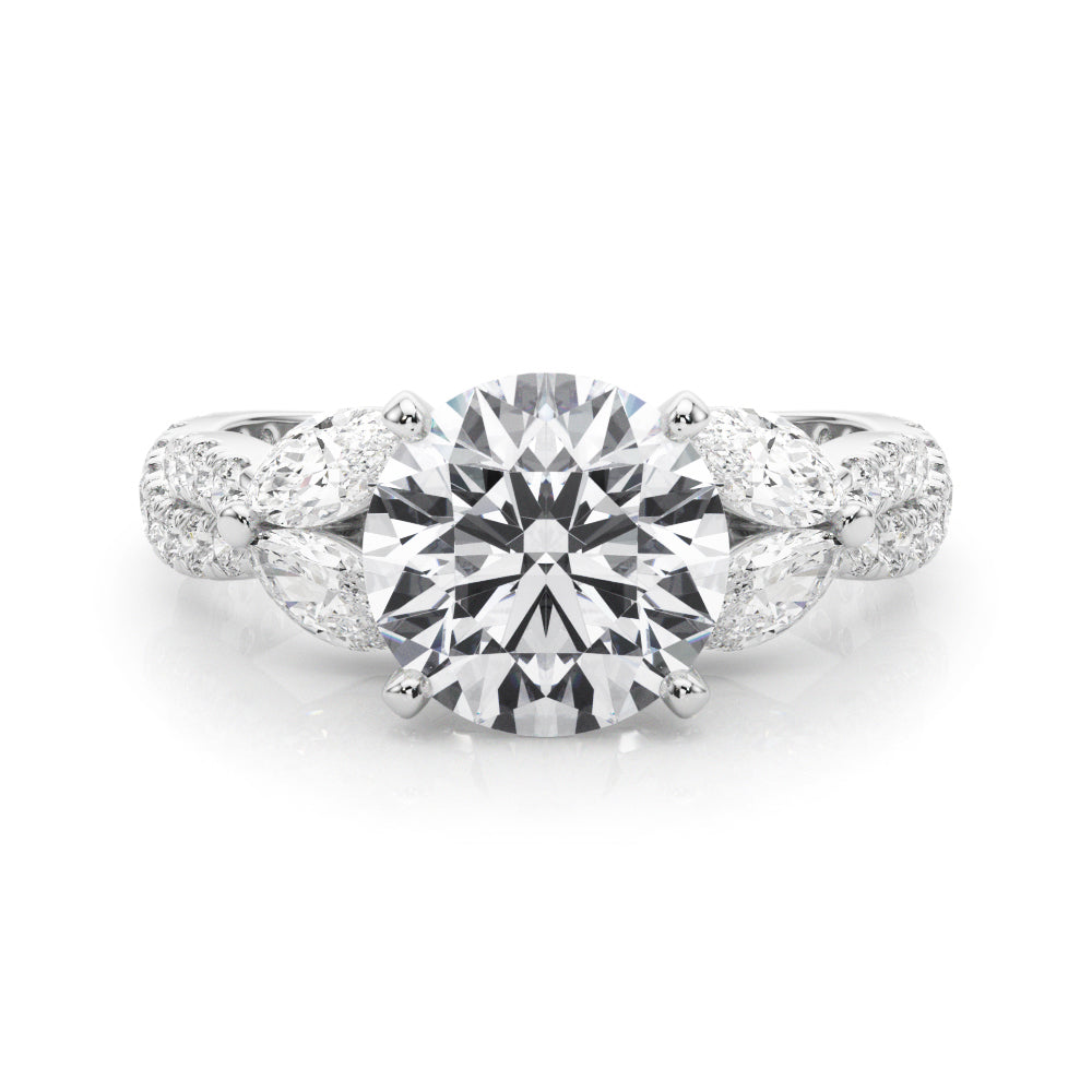 MQ & RD TWISTED ENGAGEMENT RING