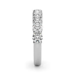 Elegant 9 Stone Shared Prong Diamond Band - 7/8 Carat Total Weight