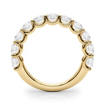 11 Stone Shared Prong Diamond Band - 1 CTW SI1-SI2 G-H 14kt White Gold