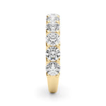 11 Stone Shared Prong Diamond Band - 1 CTW SI1-SI2 G-H 14kt White Gold
