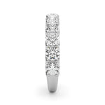 11 Stone Shared Prong Diamond Band - 1 CTW SI1-SI2 G-H 14kt White Gold