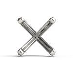 Elegant 14kt White Gold Remount Ring Setting - Style 