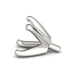 Elegant 14kt White Gold Remount Ring Setting - Style 